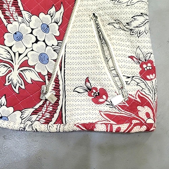 Zara TRF Quilted Floral Moto Jacket [Size Small] - Picture 9 of 12